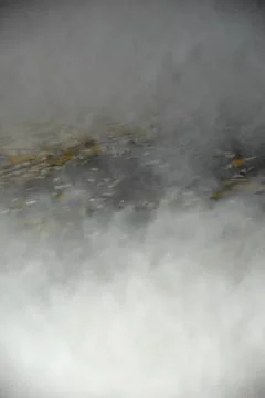 Background of clouds of white smoke. White smoke as clouds background. Abstract Stock Photos