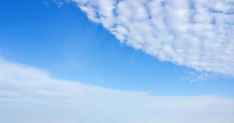 Background of cloudscape with blue sky and clouds Stock Photos