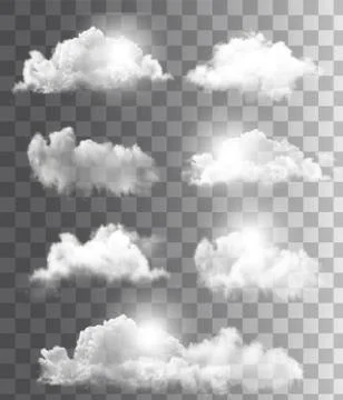 Background with a cloudy blue sky. vector. Stock Illustration