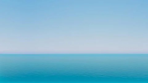 Background cloudy landscape over the sea Stock Illustration