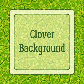 Background, Clover Stock Illustration