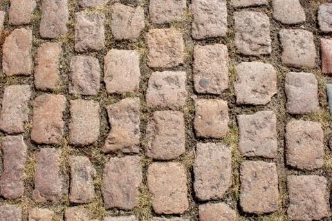 Background, cobblestone cobblestone road Stock Photos