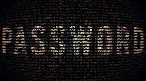 Background code style with text password Stock Footage 55534090