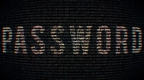 Background code style with text password Stock Footage 55534101