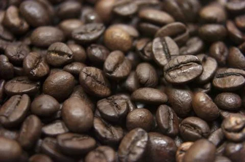 Background, coffee beans Stock Photos