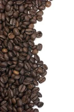 Background, coffee beans Stock Photos