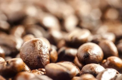 Background of coffee beans Stock Photos