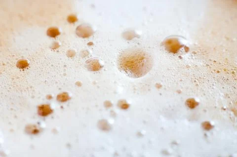 Background with coffee foam Stock Photos