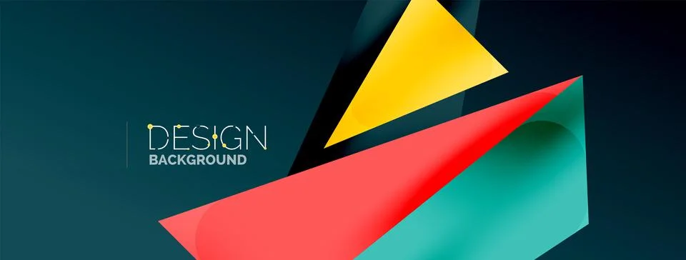 Background color abstract overlapping lines. Minimal composition vector Illustrazione stock