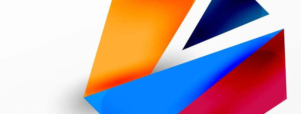 Background color abstract overlapping lines. Minimal composition vector Stock Illustration