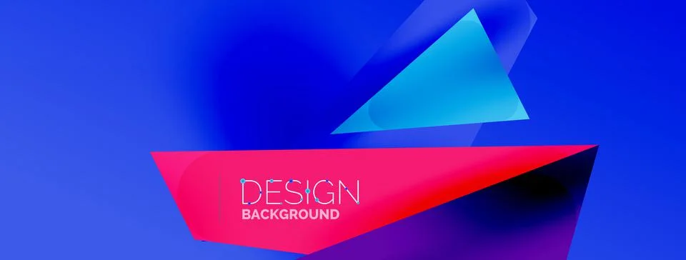Background color abstract overlapping lines. Minimal composition vector Stock Illustration