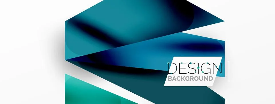 Background color abstract overlapping lines. Minimal composition vector Illustrazione stock