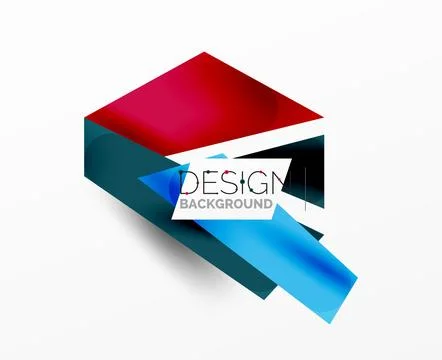 Background color abstract overlapping lines. Minimal composition vector Stock-Illustration