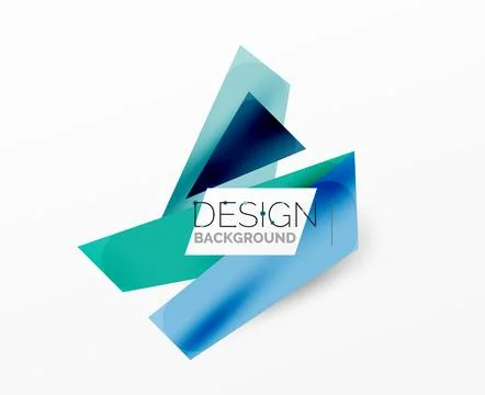 Background color abstract overlapping lines. Minimal composition vector Illustrazione stock