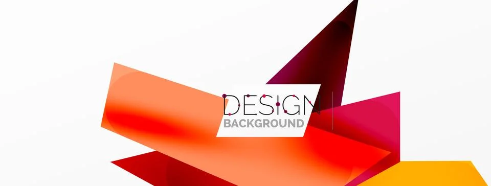 Background color abstract overlapping lines. Minimal composition vector Stock Illustration