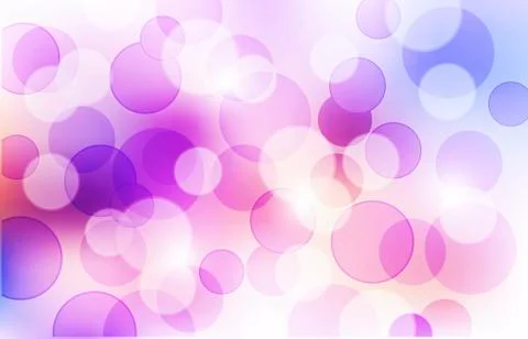 Background with color circles abstract Illustrazione stock