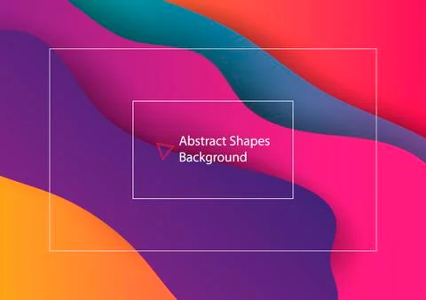 Background with color elements in fluid gradient イラスト素材