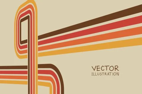 Background with color lines Stock Illustration