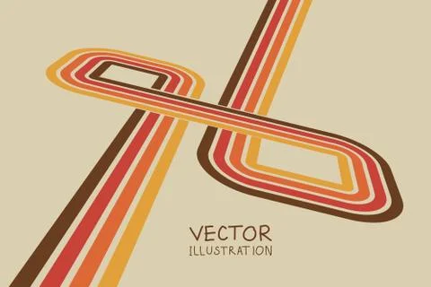 Background with color lines. Vector illustration eps 10 Stock Illustration