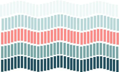 Background color waves horizontal consisting of lines Stock Illustration