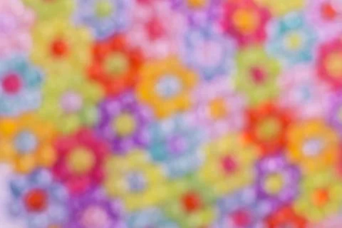 Background, colored beads blurred image Stockillustratie