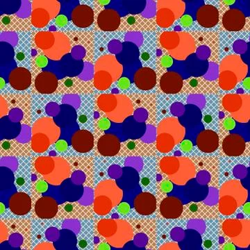 Background colored circles Stock Illustration