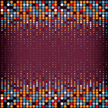 Background with the colored circles in a vector Stock-Illustration