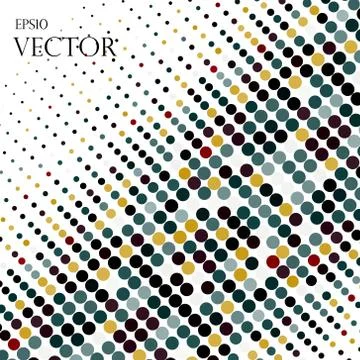 Background with the colored circles in a vector Stock-Illustration