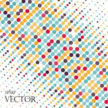 Background with the colored circles in a vector Stock-Illustration