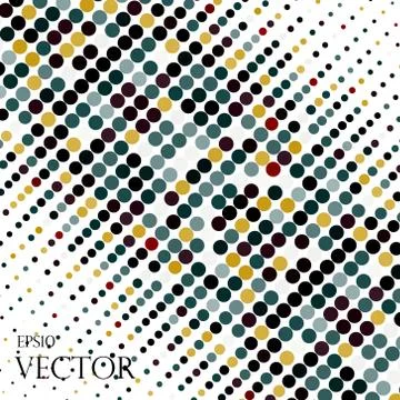 Background with the colored circles in a vector Stock Illustration