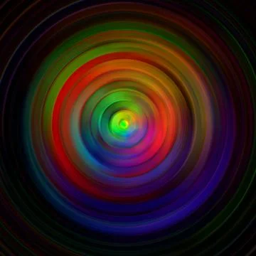 Background of colored concentric circles Stock Photos