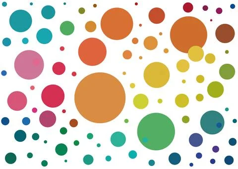 Background with colored dots Stock Illustration
