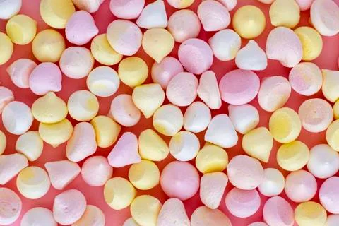 Background of colored meringue Stock Photos