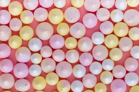 Background of colored meringue Stock Photos