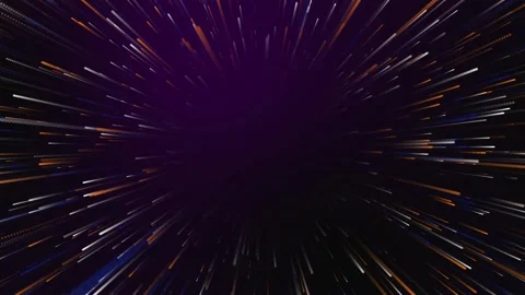 Background with colored moving particles, particle portal Video stock 239368890
