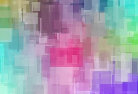 Background of colored overlapping rectangles Stock Illustration