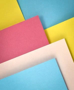 Background with colored papers Stock Photos