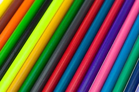 Background of colored pencils Stock-Fotos