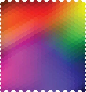 Background with colored polygon Illustrazione stock