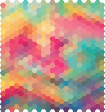 Background with colored polygon Stock Illustration