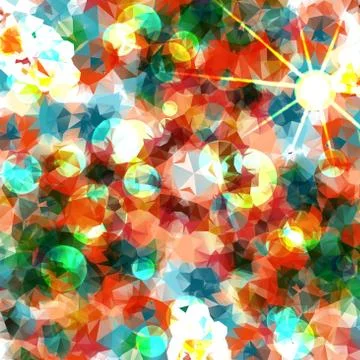 Background of colored spots with highlights with space for text Illustrazione stock