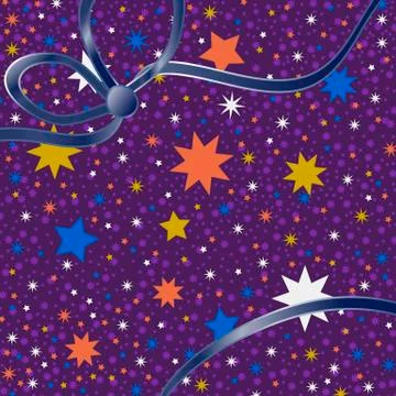 Background colored stars Stockillustratie