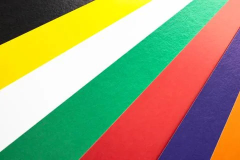 Background with colored stripes. Close-up. Stock Photos