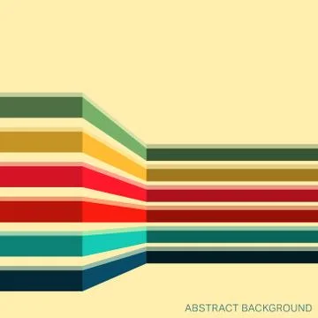 Background with colored stripes Stock Illustration