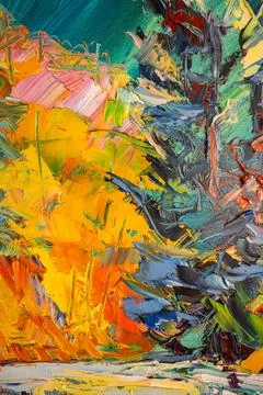 Background of colored strokes in the picture Stock Illustration