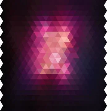 Background with colored triangles Stock Illustration