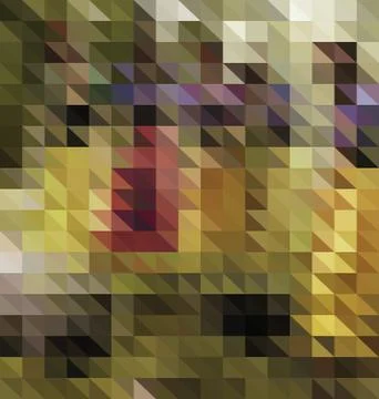 Background with colored triangles Stock Illustration