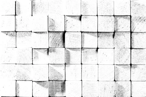 Background of colored wooden squares Illustrazione stock