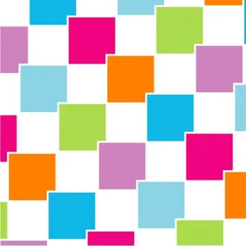 Background with colorful boxes Stock Illustration