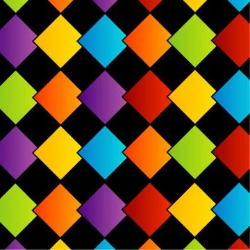 Background with colorful boxes Stock Illustration